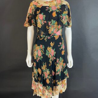Super pretty 70's does 40's day dress