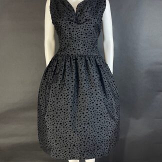Stunning 1950's bell skirt cocktail dress