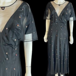 Beautiful 1930's silk dress