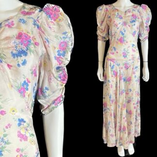 STUNNING 1930's maxi dress