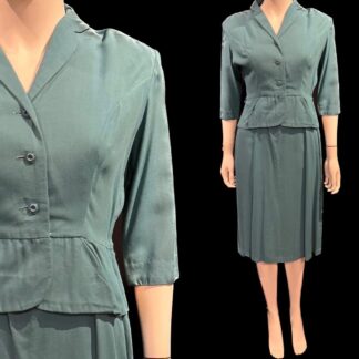 Fab 1940's illusion suit dress
