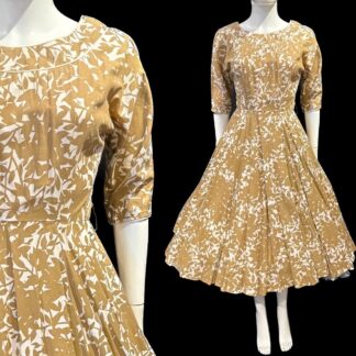Gorgeous 1950's day dress by California Cottons