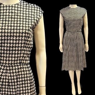 Cute 1950's houndstooth dress by Twennie Style