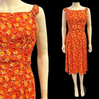Beautiful late 1950's dress by Jean Allen