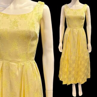 Beautiful 1950's brocade party dress
