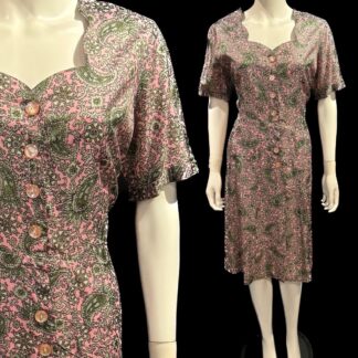 Lovely volup 1940's dress