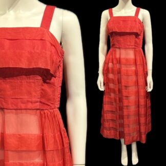 Stunning late 1940's party dress by Ricci Michaels Mayfair