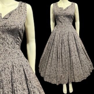 Fab 1950's brocade occasion dress