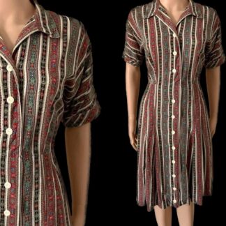 Lovely 1940's cotton day dress