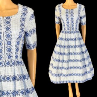 Fab 1950's Dirndl style dress