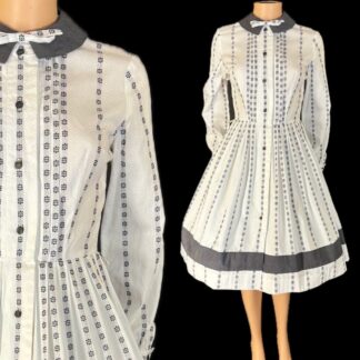 Adorable 1950's cotton day dress by Ascot Model