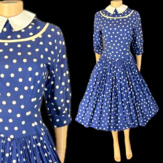 Adorable 1950's polka dot dress