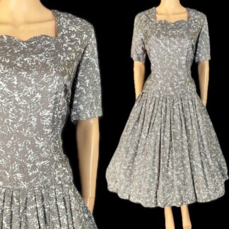 Beautiful 1950's volup day dress by GDM