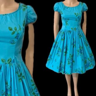 Stunning 1950's cotton day dress