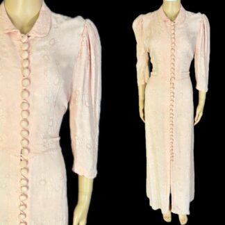 Absolutely beautiful 1930's long crepe dress/coat