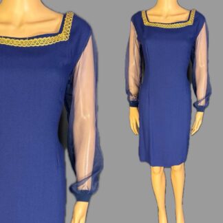 Adorable early 1960's volup cocktail dress