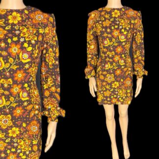 Fab 1960's winter weight mod dress