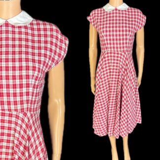 Gorgeous 1940's cotton day dress