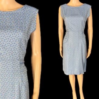 Elegant 1950's lamé cocktail dress