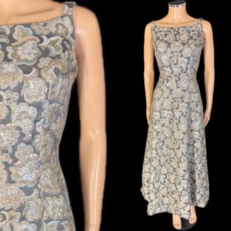 Fab late 1950's Lamé evening dress