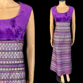 Gorgeous fabulously fuller figured 1960's evening dress by Val Somers