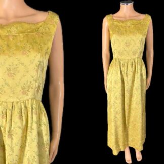 Gorgeous 1950's brocade evening dress