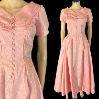Beautiful 1930's brocade evening dress