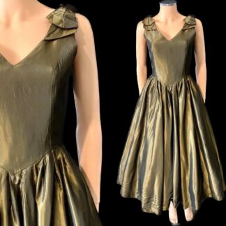 Stunning taffeta dress by Laura Ashley