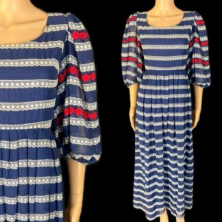 Fab late 1960's early 1970's Maxi dress
