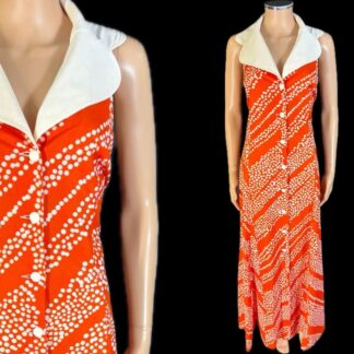 Gorgeous 1970's volup maxi dress by Countdown