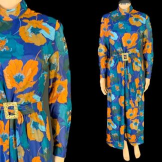 Fantastic 1970's volup maxi dress by Alex & Barry