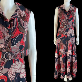 Fab 1970's maxi dress by Sid Greene of London