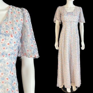 Pretty 70's does 30's maxi dress