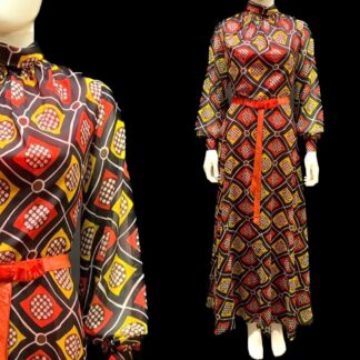 Gorgeous volup 70's maxi dress