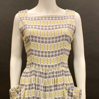 1940's floppy cotton day dress