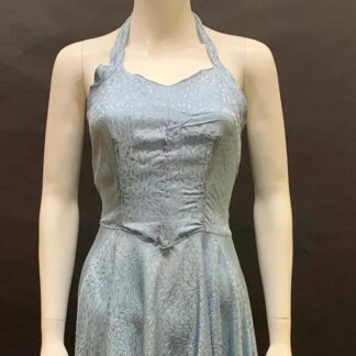 1940's Brocade Halterneck Dress