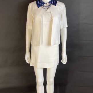 1960s mod dress and jacket ensemble